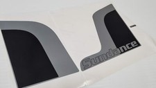 Swift Sundance 2012 Motorhome (Metallic) Bonnet Flash Stickers - PAIR