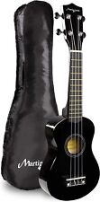Martin Smith Soprano Ukulele - Black - UK212-BK - NEW -