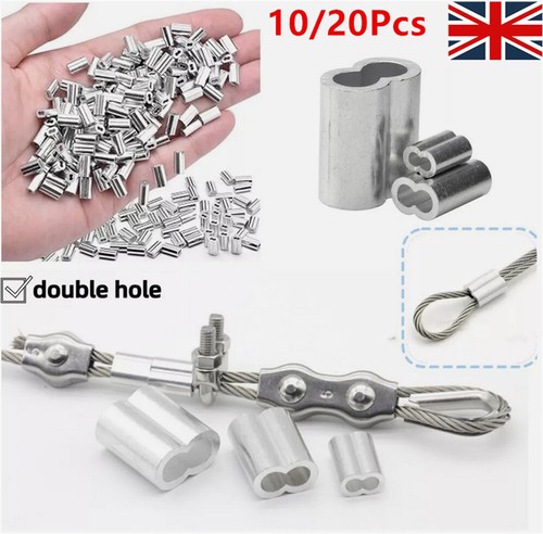 20pcs wire rope - wire, crimp