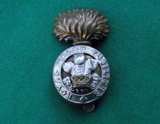 WW1 The Royal Welsh Fusiliers "RWF" 100% Genuine British Army Military Cap Badge