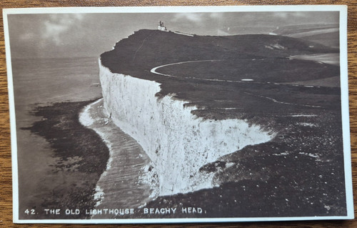 The old lighthouse beachy head - old,
