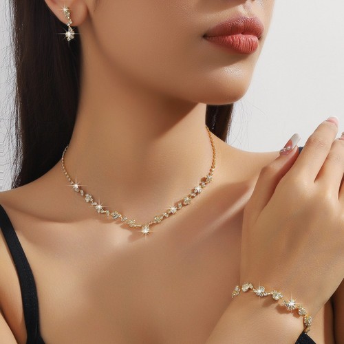 Rhinestones jewelry set - jewelry,