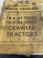 International Harvester TD6/TD9 Crawler Tractor Parts Catalogue 1959