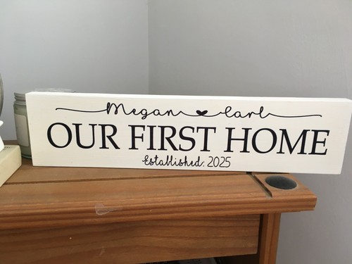Our first home - first, personalised