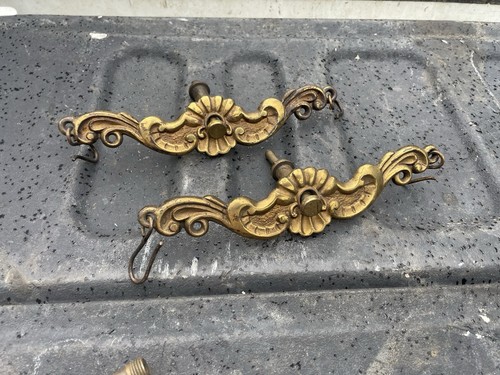 Antique pair vintage - vintage, brass