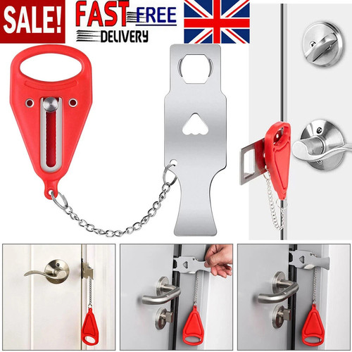 Portable door lock hardware - portable,