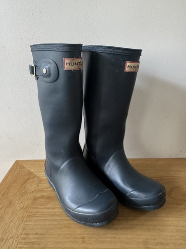 Hunter wellies navy kids - hunter,