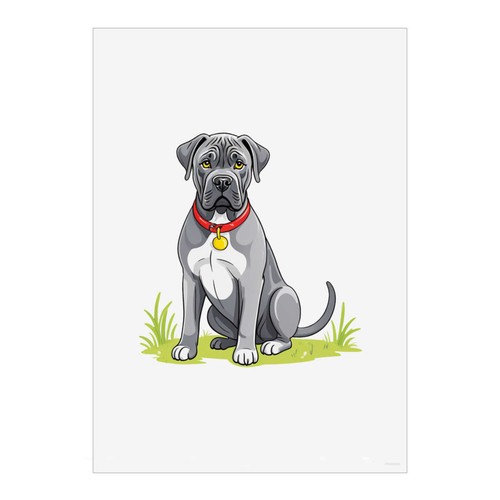 Cane corso dog wall - dog', art