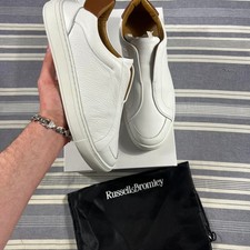 Russell bromley white leather