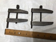 Vintage 4" Parallel  Engineers/Toolmaker's Clamps (1 knob missing)
