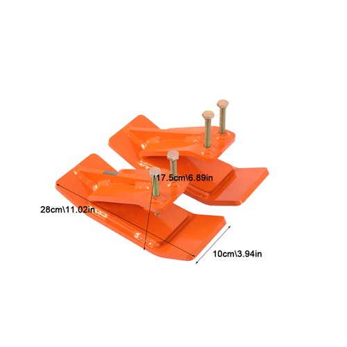 Orange bucket edge protector - orange,