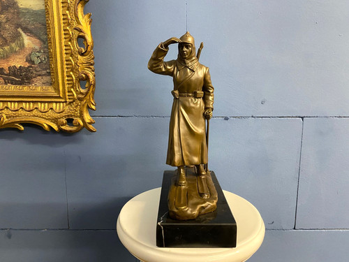 Bronze sculpture russian - sculpture,