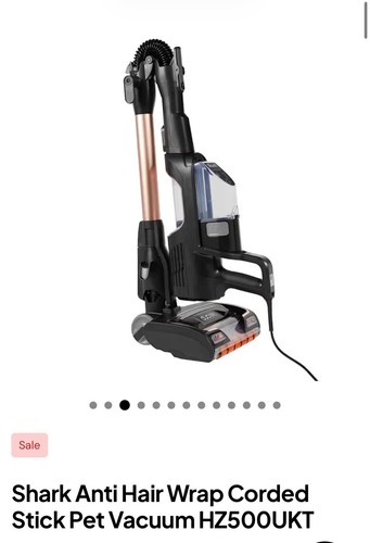 Shark hz500ukt corded stick - hz500ukt,