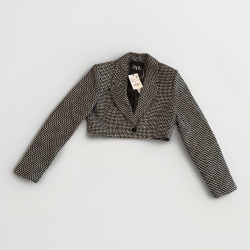 Zara tweed blazer women - zara, women’s
