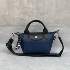 Longchamp Le Pliage-Dark blue Tote Crossbody Bag 1500
