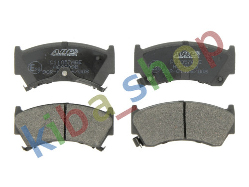 Front axle brake pads set - axle,