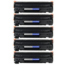 5 Black Toner Cartridge For HP