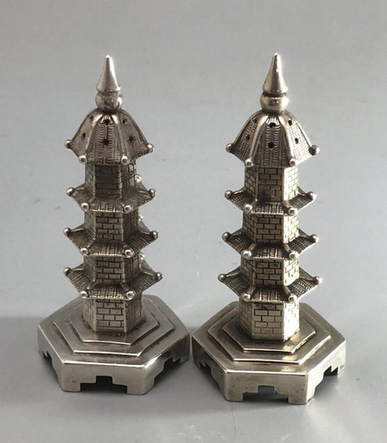 Chinese silver pagoda - chinese,