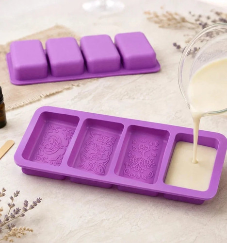 Cavity soap mould flower - mould,