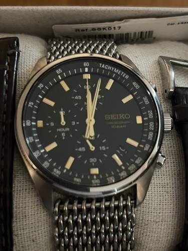 Seiko ssb385p1 green dial - seiko,