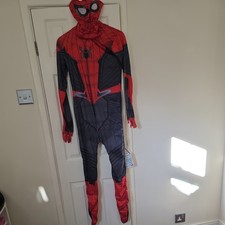 Spiderman 2 piece costume. size 160cm 