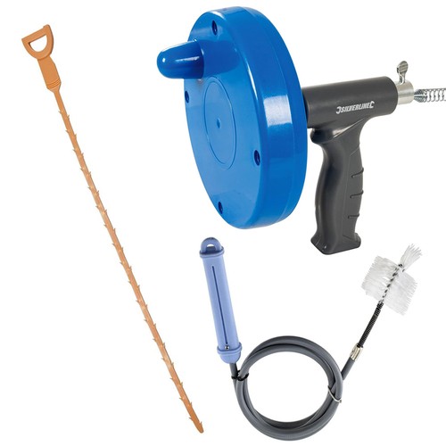 Drain unblocking tool kit bath - tool,