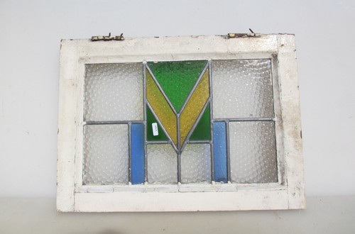 Antique stained glass window - antique,