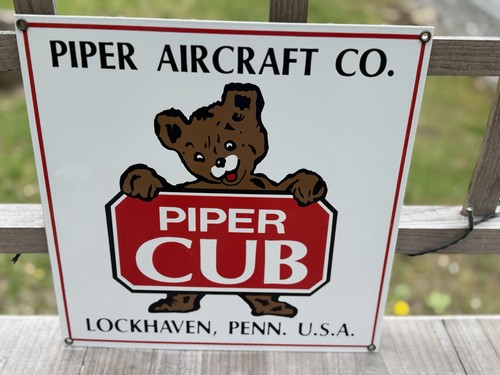 Piper cub aircraft porcelain - piper,