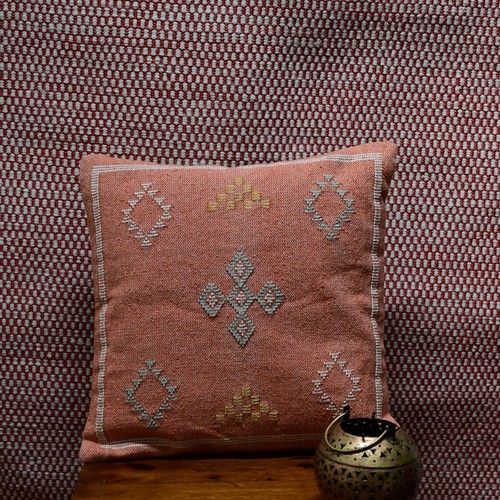 Handwoven sabra pillow - pillow, cover