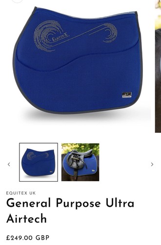Equitex saddle pad numnah air - equitex, pad/numnah