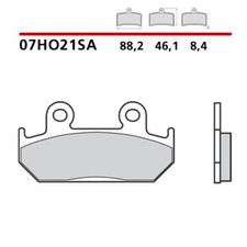 07ho21sa front brake pads - front,