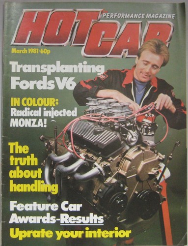 Hot car magazine march - car, 1981