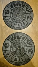 dj turntable slipmats pair