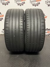 2x 235 40 ZR19 96Y XL CONTINENTAL SPORT CONTACT7 3-4mm TESTED FREE FITTING