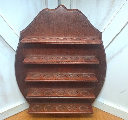 Vintage wooden thimble display - vintage,
