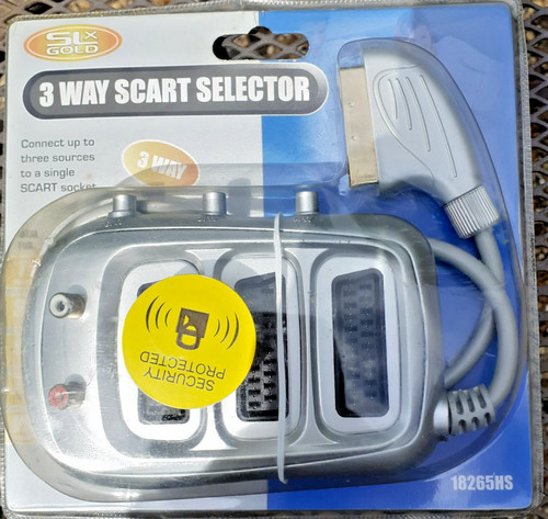 Way scart selector with - 3,