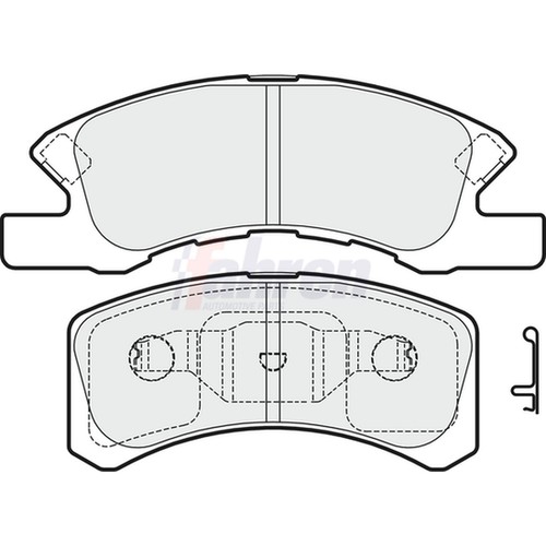 Brake pads set for - pads, daihatsu