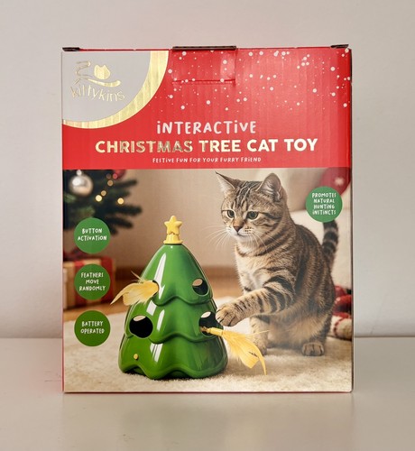 Kittykins xmas tree cat - kittykins, toy-