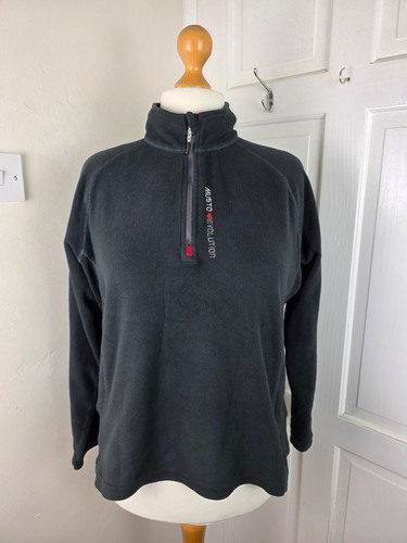Musto black high - neck, zip