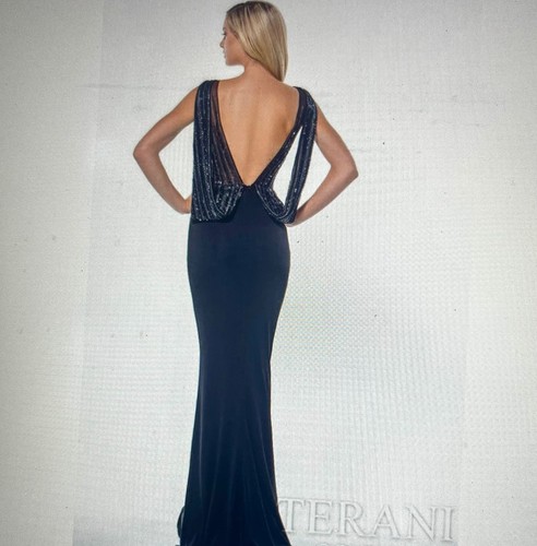 Terani couture draped open - terani,