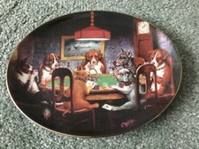Franklin Mint Heirloom Recommendation Plate. ( An Ace In The Hole ) Limited Edit