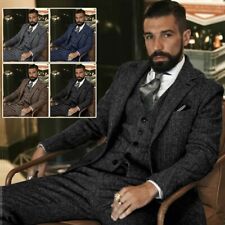 Men's Herringbone Tweed Suit