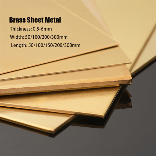 Brass plate h62 - h62, 0.5
