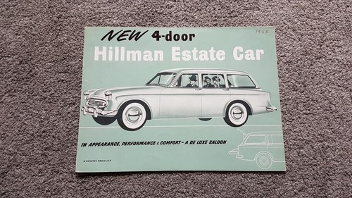 Hillman estate car - hillman, sales