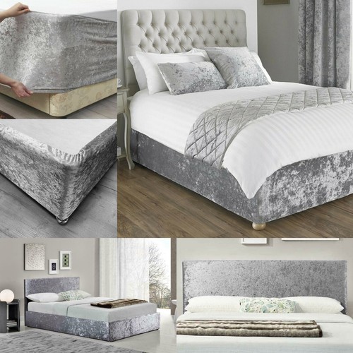 Velvet divan bed base wrap - velvet,