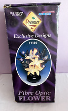 VINTAGE WITH BOX PREMIER FIBRE OPTIC FLOWER FT130 YELLOW LILLIES COLOUR CHANGING