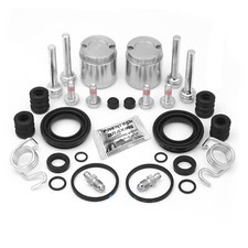 For Ford Escort RS Cosworth 2x Rear Brake Caliper Rebuild Kits Guides Springs