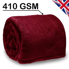 Warm Fleece Blanket Faux Fur