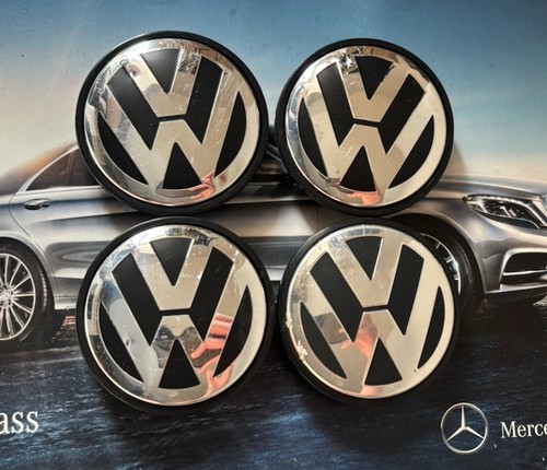 Four volkswagen wheel center - wheel,