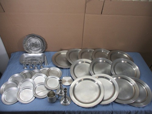 Vintage pewter lbs scrap - vintage,